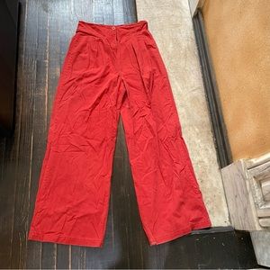 Wide leg with corset waist